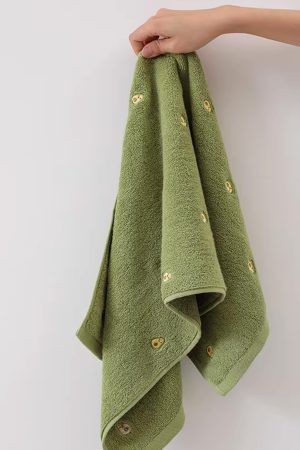 Naturefeel-Towels,Quick Dry 100% Turkish Cotton, Eco Friendly Towel Set, Bathroom and Kitchen Dobby Border Towels, Bath Towel, Hand Towel, Washcloths